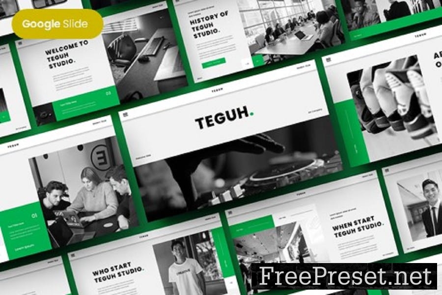 Teguh - Business Google Slide Template RUNEWF3