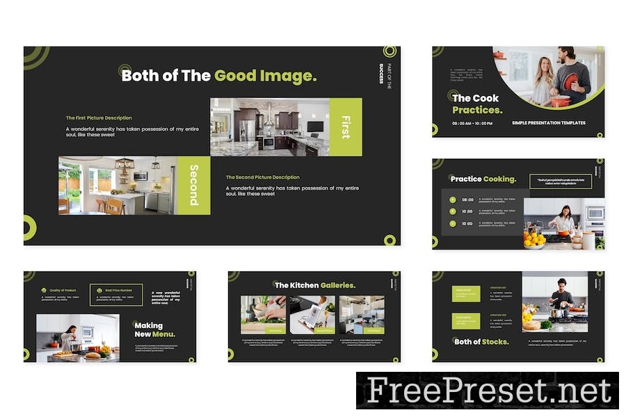 The Cook Practice - Google Slides Template T9Y4URV