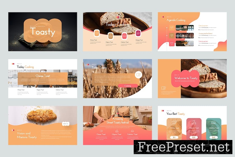 Toasty Google Slides Templates JA58NDK