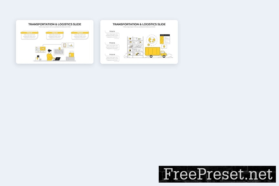 Transportation & Logistics Keynote Infographics CZ5ZLLT