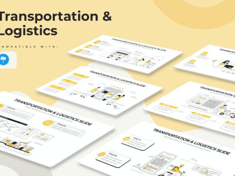 Transportation & Logistics Keynote Infographics CZ5ZLLT