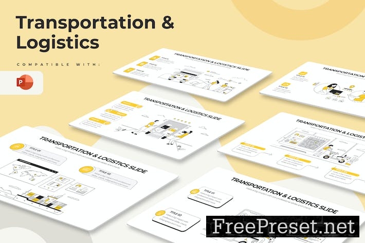 Transportation & Logistics PowerPoint Infographics 6FRFFWH