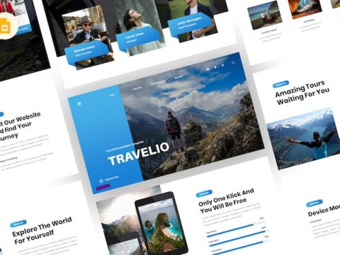 Travelio - Travel Google Slides Template