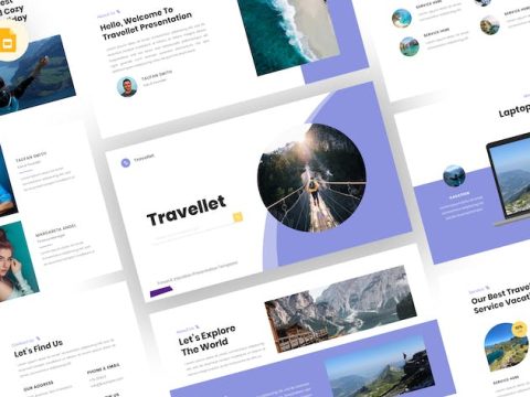 Travellet - Travel Google Slides Template 6SH7L4G