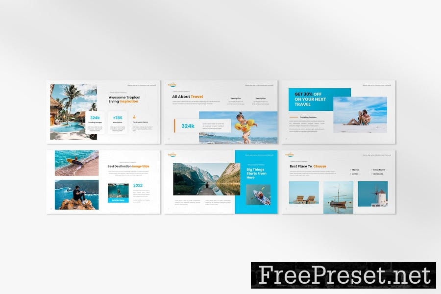 Travellis - Google Slides Template VPR475C