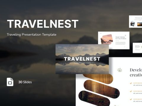 Travelnest - Travelling Presentation Google Slides DWNM9SU