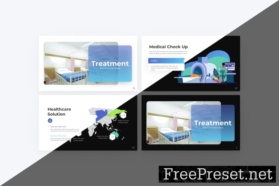 Treatment Medical Google Slides Template CXUKUKX