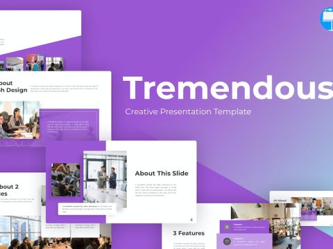 Tremendous Purple Creative Education Keynote TAB9BPY