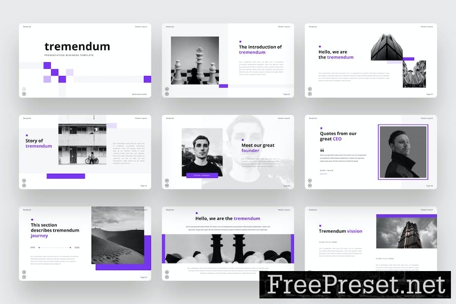 Tremendum - Business Google Slides Template 7L3V5LJ