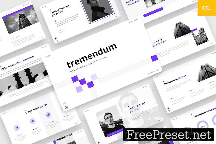 Tremendum - Business Google Slides Template 7L3V5LJ