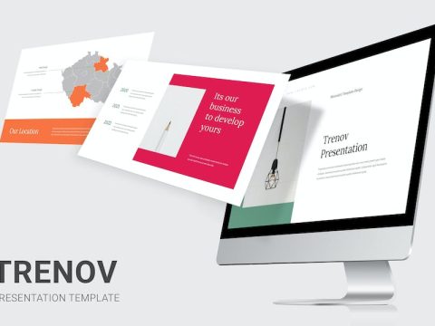 Trenov - Minimal Business Google Slides Template N7G46E5