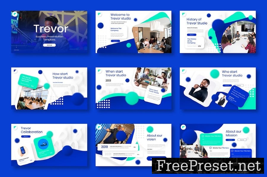 Trevor - Business Google Slide Template DZKR9YB