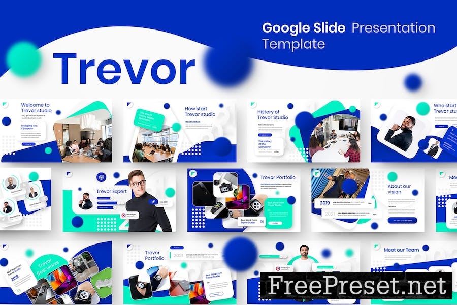 Trevor - Business Google Slide Template DZKR9YB