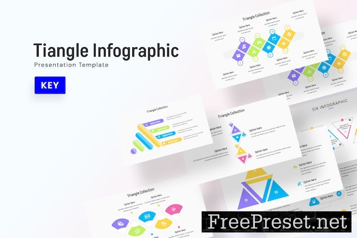 Triangle Infographic - Keynote Template 8L7C37X