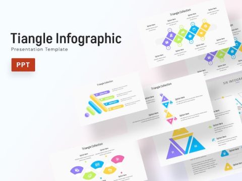 Triangle Infographic - Powerpoint Template X95H7G4