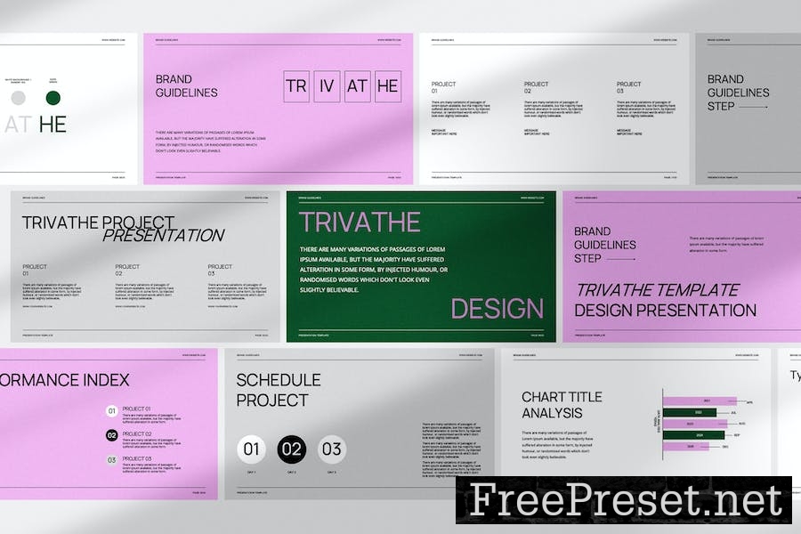 Trivathe - Brand Guideline Keynote Template JS2T8YW