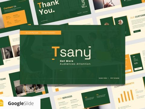 Tsany - Google Slide Pitch Deck D76BBJW