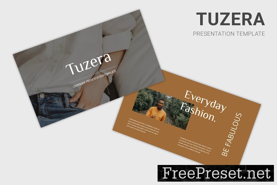 Tuzera - Fashion Magazine Google Slides Template 9XE5NDS