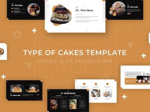 Type of Cakes - Google Slides Template W8F3QZN