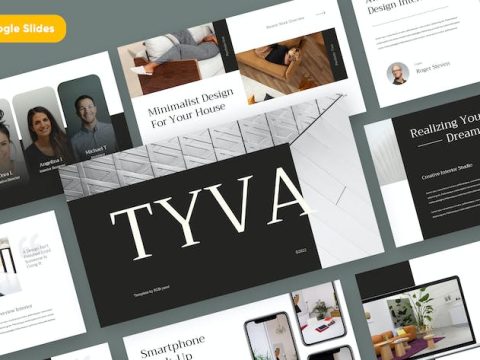 TYVA - Minimalist Google Slides Template