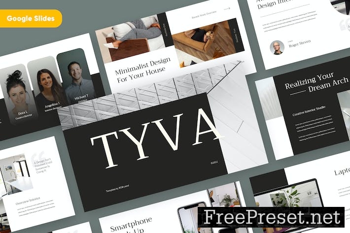 TYVA - Minimalist Google Slides Template