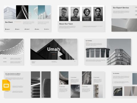 Umah - Architecture Corporate Google Slide Templat PFNXNQ8