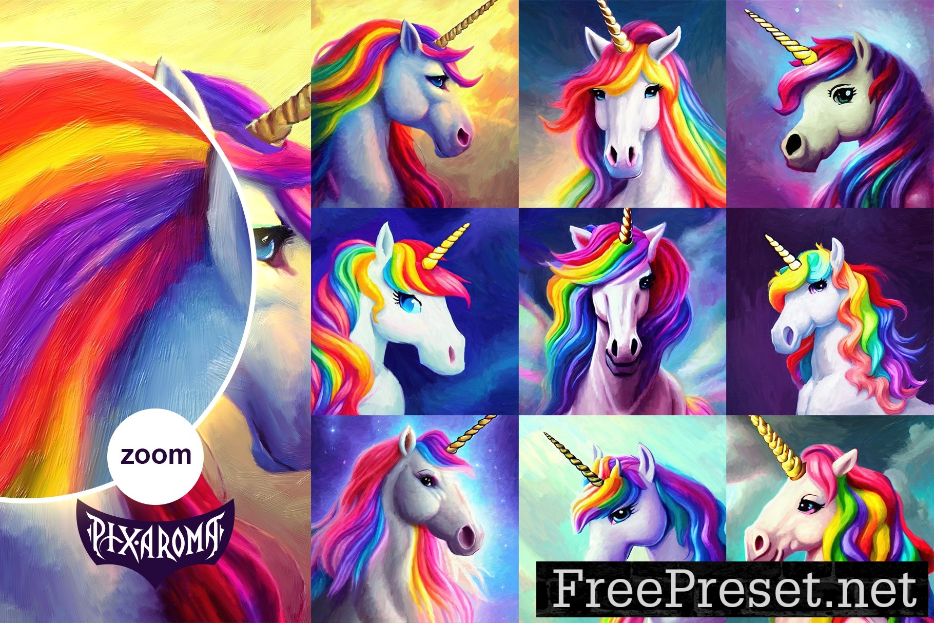 Unicorn Oil Paintings 7796416