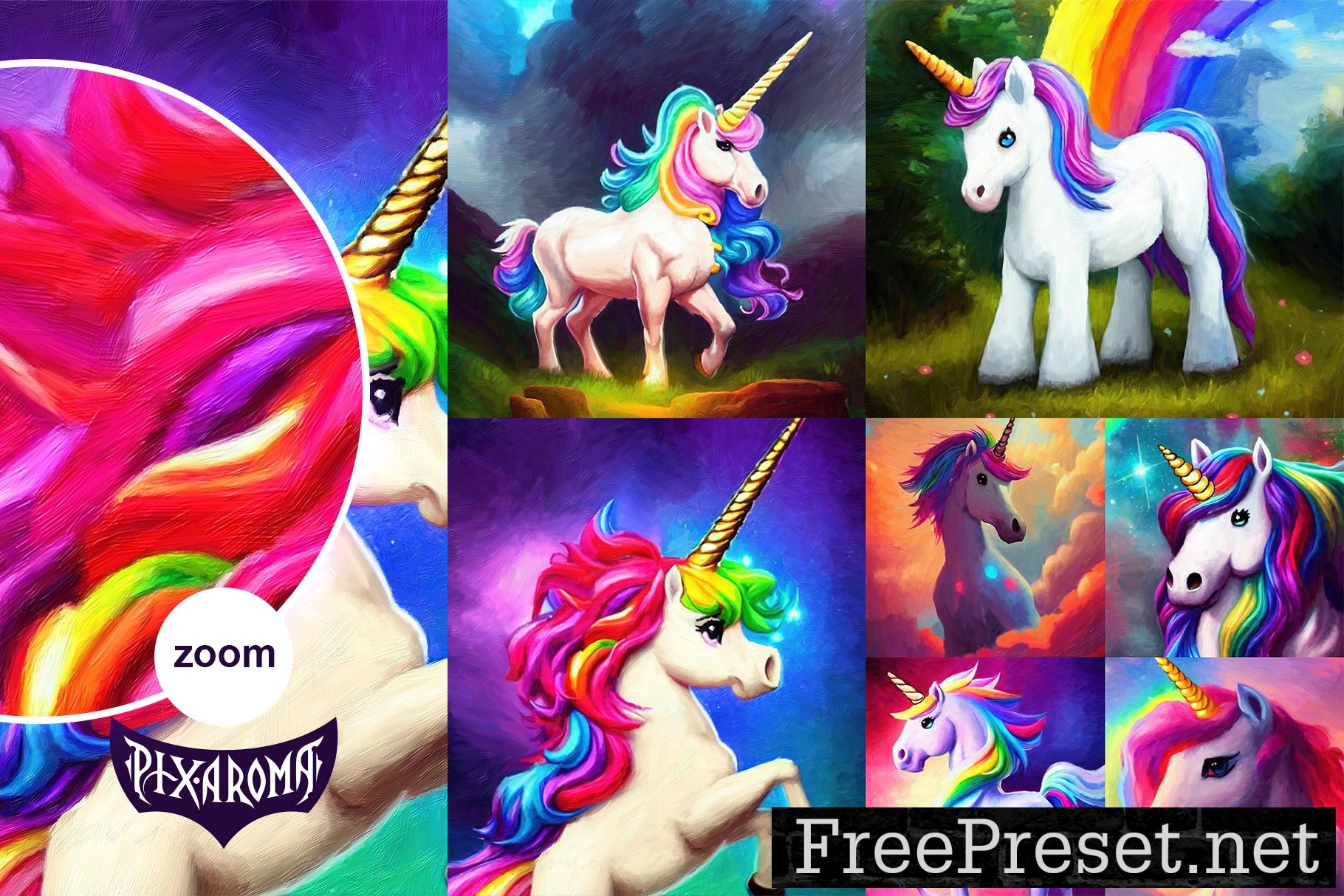 Unicorn Oil Paintings 7796416