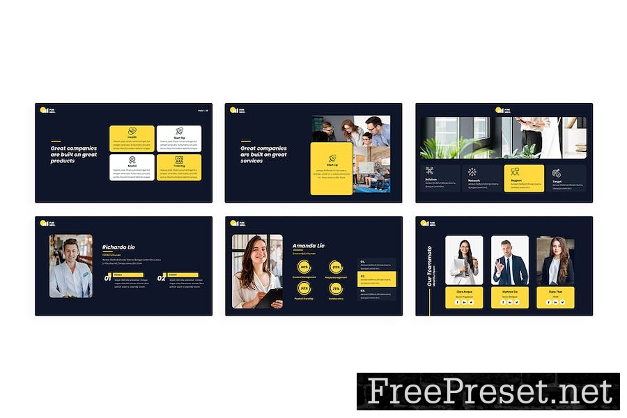 Up! - Pitch Deck Presentation Template J2GTSPT