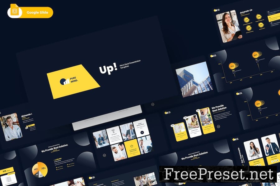 Up! - Pitch Deck Presentation Template J2GTSPT