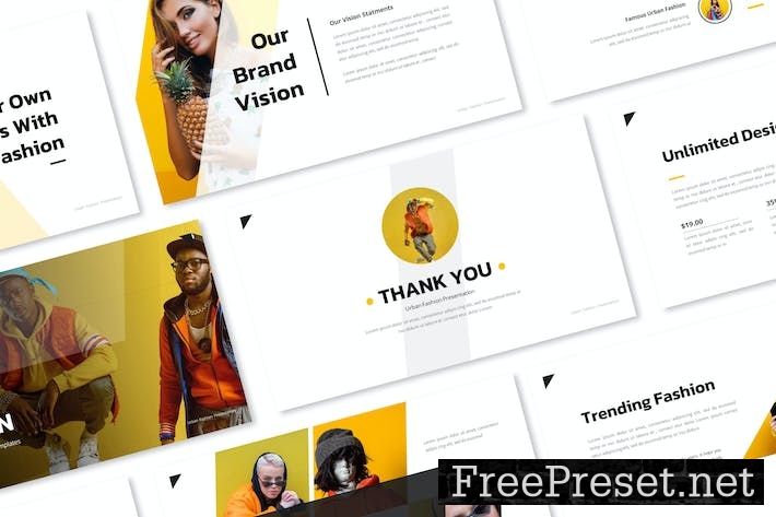 Urban Fashion Google Slides Presentation Template