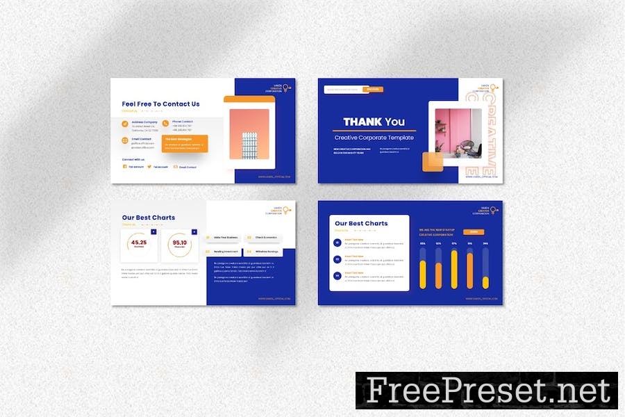 Vaiken - Creative Corporate Googleslide Template WCHSQQB