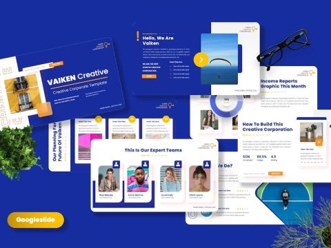 Vaiken - Creative Corporate Googleslide Template WCHSQQB