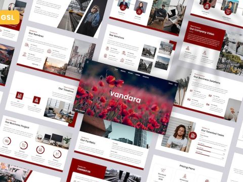 Vandara - Business Google Slides Template UJ9XCB8