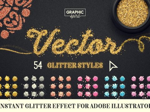 Vector Glitter for Adobe Illustrator 19090540