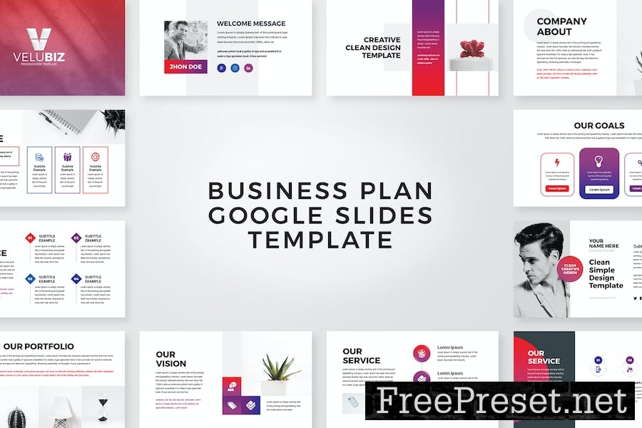 Velubiz - Business Google Slides Presentation SUGHDMY