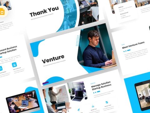 Venture - Startup Business Google Slides Template MUQLYK8