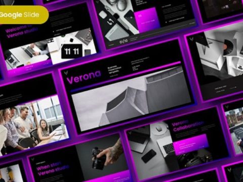 Verona - Business Google Slide Template QDA3Y9D