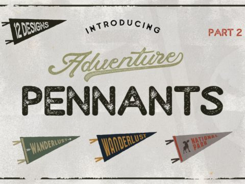 Vintage Pennants Set | Part 2