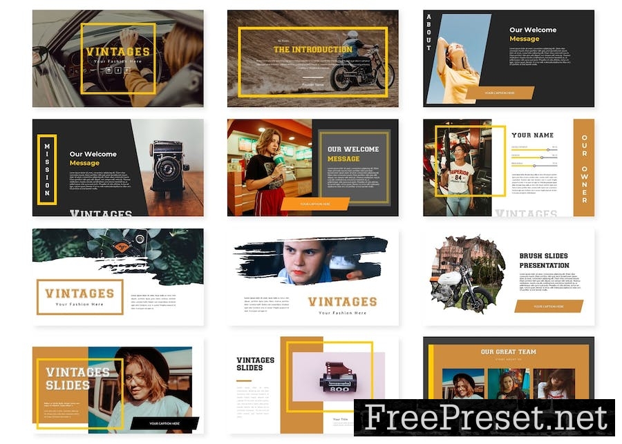 Vintages - Keynote Template XXFZAS