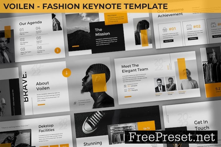 Voilen - Fashion Keynote Template FGNVDQB