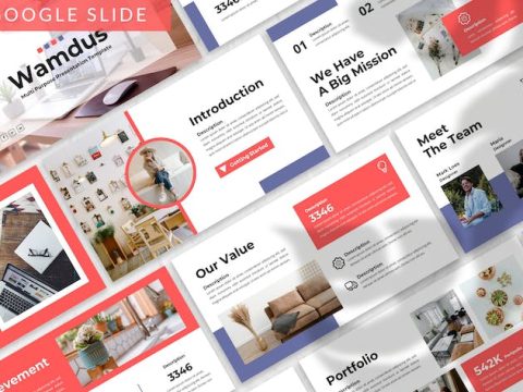 Wamdus - Business Google Slide Template 2XAYALG