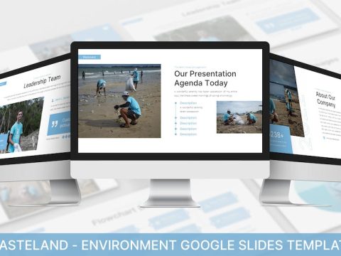 Wasteland - Environment Google Slide Template XMX9VZ4