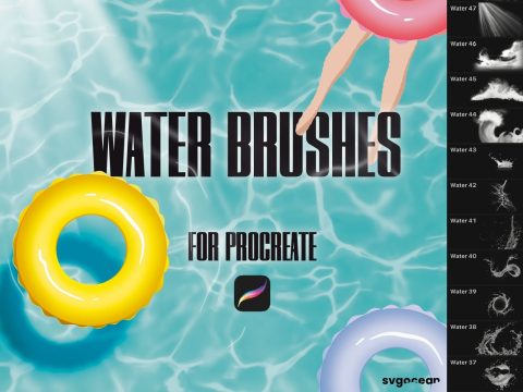 Water Procreate Brushes 10173827