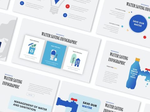 Water Saving Infographic Powerpoint A6J54G7