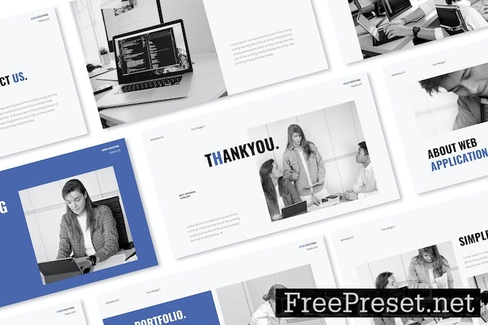 Web Hosting Google Slides Presentation Template GCSGQ55