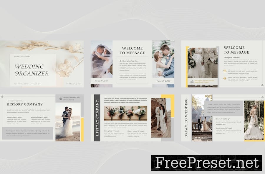 Wedding Organizer Presentation Template 4BHYPRF