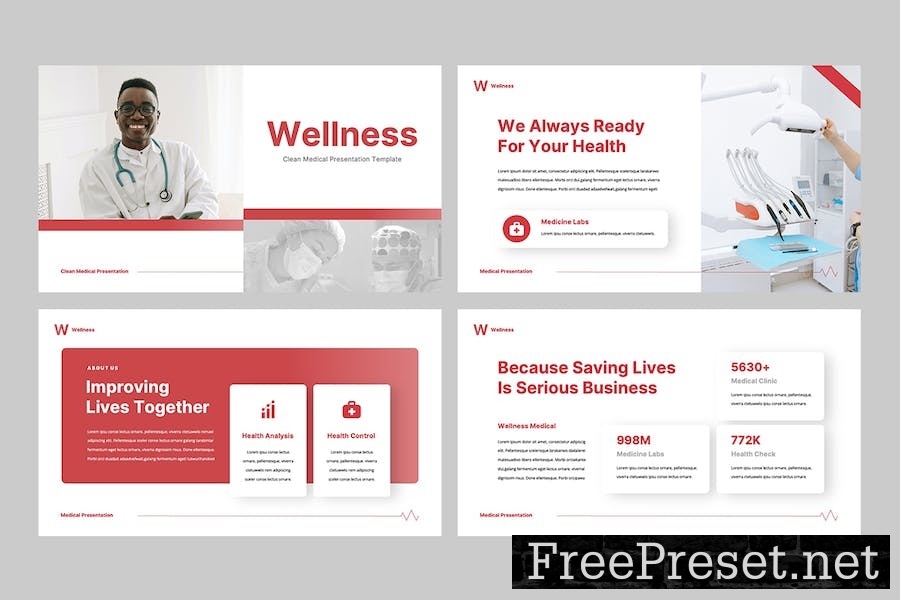 WELLNESS - Medical & Healthcare Google Slides ECKPZWS