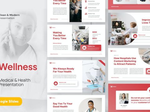 WELLNESS - Medical & Healthcare Google Slides ECKPZWS