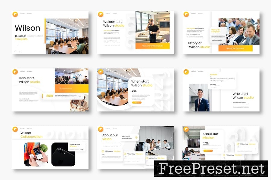 Wilson – Business Keynote Template TR57EUG